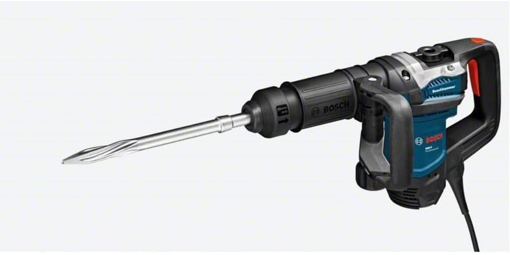 Bosch Professional Schlaghammer GSH 5 (SDS max., Schlagenergie 7,5 J, Leistung 1.100 Watt, inkl. Spi
