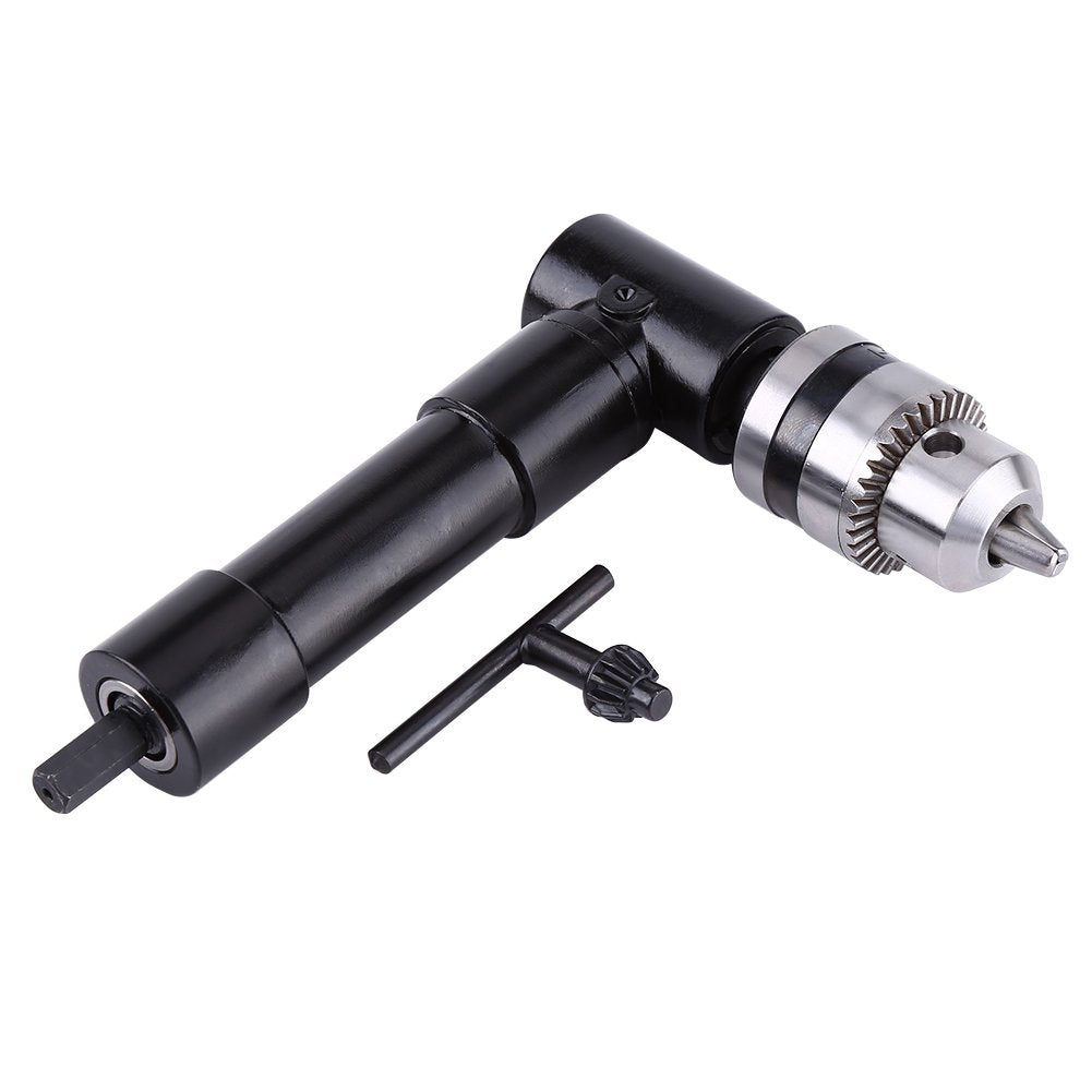 Aluminium Kopf rechtwinklig Bend Verlängerung Chuck 8mm Hex Shank Power Elektrische Bohrmaschine Kop