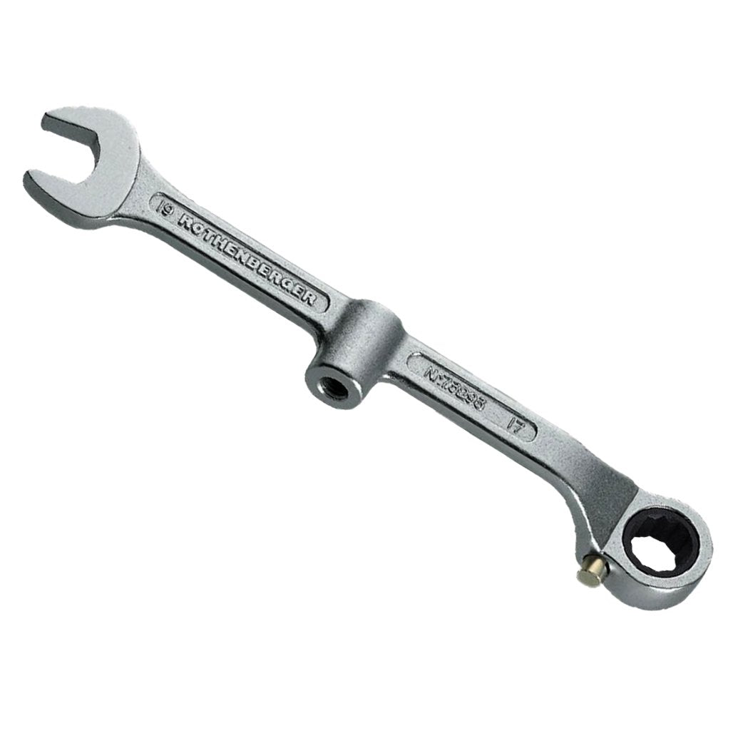 Rothenberger Ringratschen-Express-Schluessel M10 Maul-SW 19 x Ring-SW 17, 1 Stück, 73293