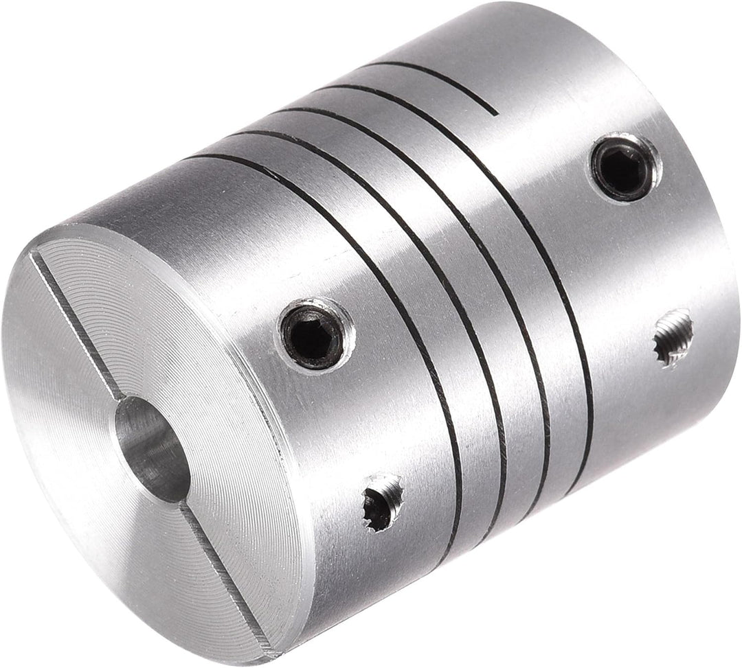 sourcing map 2Stk Motorwelle 6mm auf 10mm Spiralförmiger Strahl Koppler Kupplung 25mm Durchmesser 30