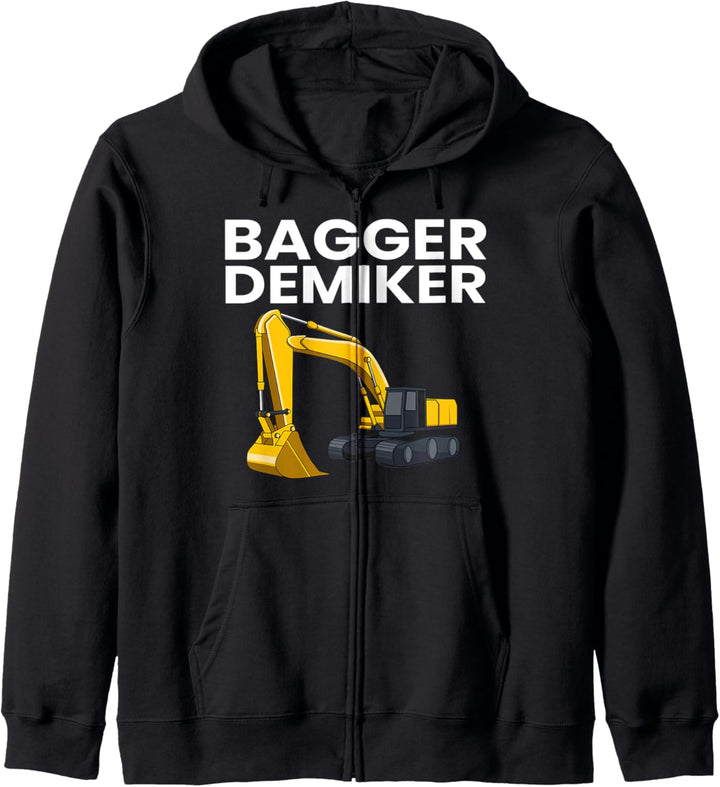 Baggerführer Baggerdemiker Bagger Baggerfahrer Geschenk Kapuzenjacke