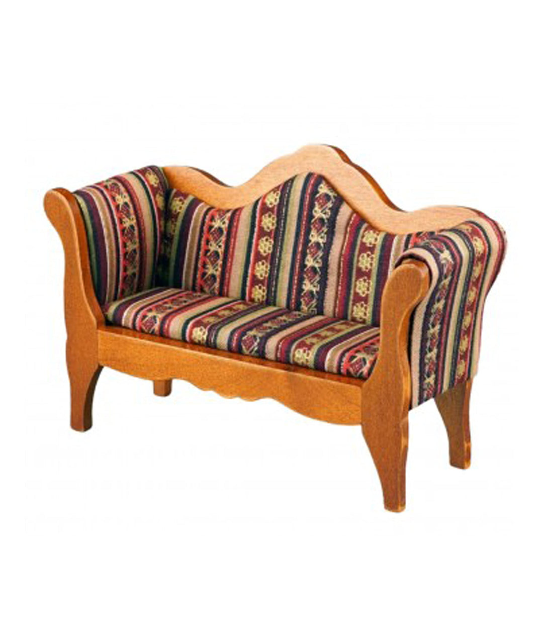 Puppenhaus Holz Biedermeier Sofa Miniatur Reutter Wohnzimmer Möbel 1:12