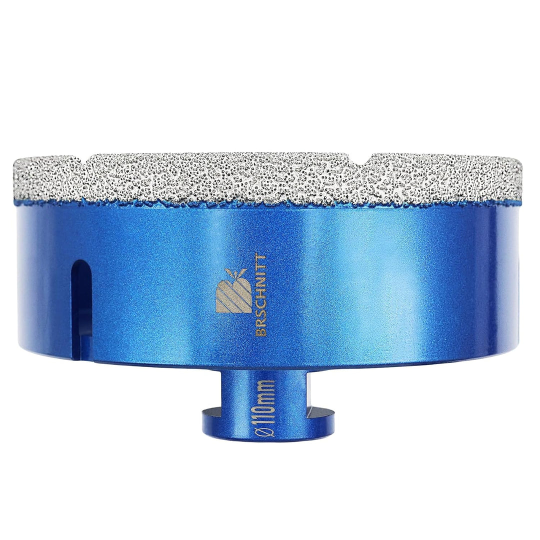 Diamant Fliesenbohrer 110mm - M14 Diamantbohrer Lochsäge für Fliesen Porzellan Keramik Marmor Granit