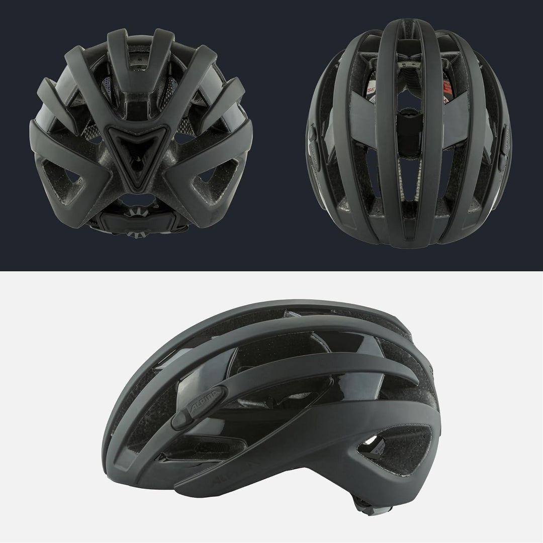 ALPINA Ravel Helm schwarz 51-56 cm, 51-56 cm