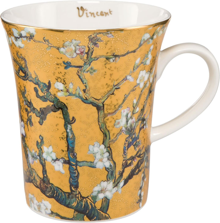 Goebel Vincent Van Gogh Kaffeebecher aus Fine Bone China Mandelbaum, Masse: 13cm x 10cm x 11cm, 67-0