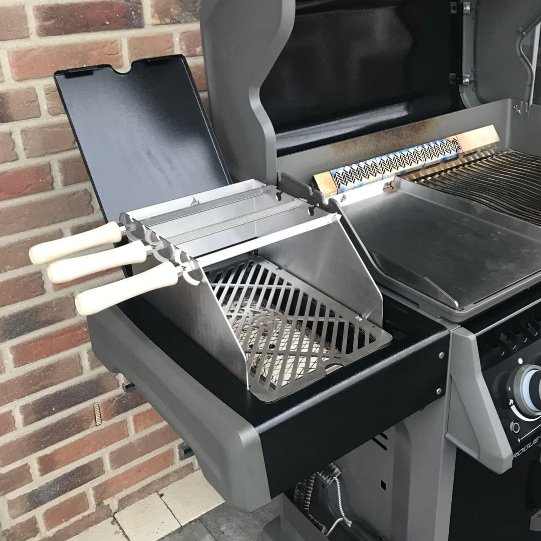 Edelstahl INOX Grillrost passend für Napoleon grosse Sizzle Zone (LE3 LEX LE485 Phantom Prestige Leg