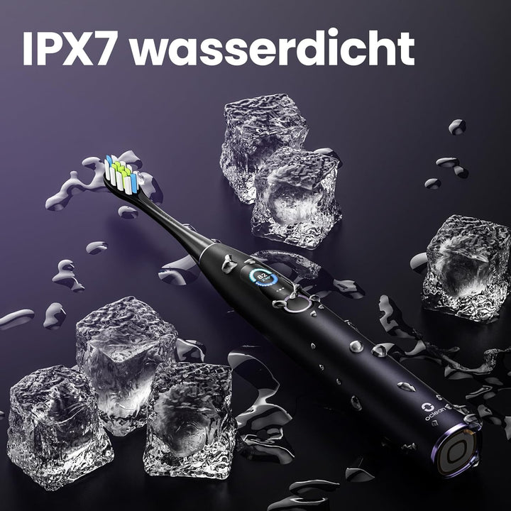 Oclean X Pro Elektrische Zahnbürste, Schallzahnbürste mit Farbdisplay, 3 Putzmodi & 32 Intensitäten,