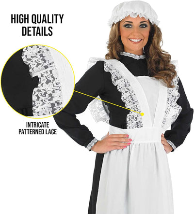Fun Shack Dienstmädchen Kostüm, Dienstmädchen Kleid, Hausmädchen Kostüm, Dienstmädchen Kostüm Damen,