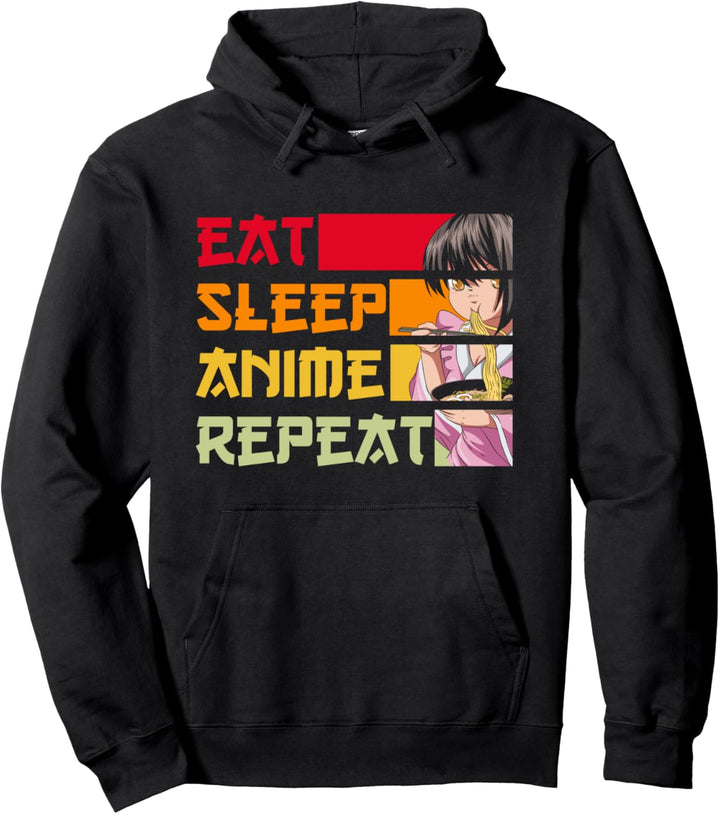 Japan Ramen Kawaii Manga Mädchen Otaku Lustiges Anime Pullover Hoodie