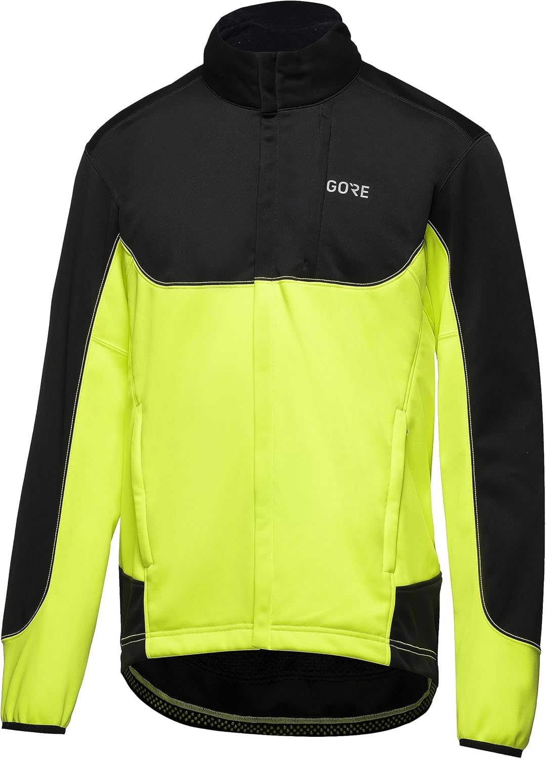 GORE WEAR Herren C5 Gws Thermo Trail Jacke Jacke S Black/Neon Yellow, S Black/Neon Yellow