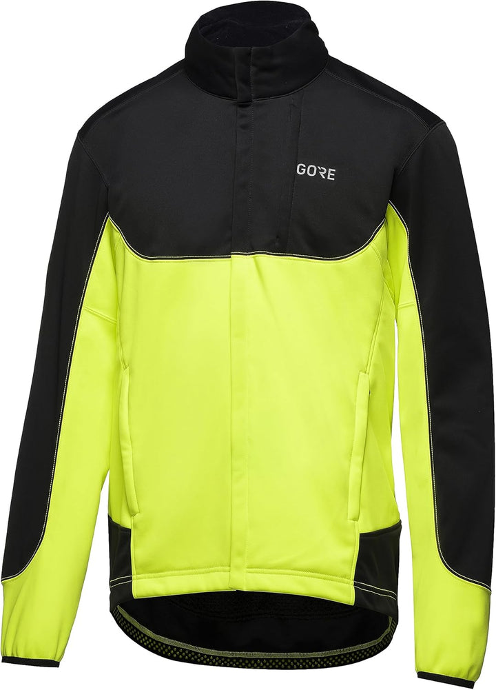 GORE WEAR Herren C5 Gws Thermo Trail Jacke Jacke S Black/Neon Yellow, S Black/Neon Yellow