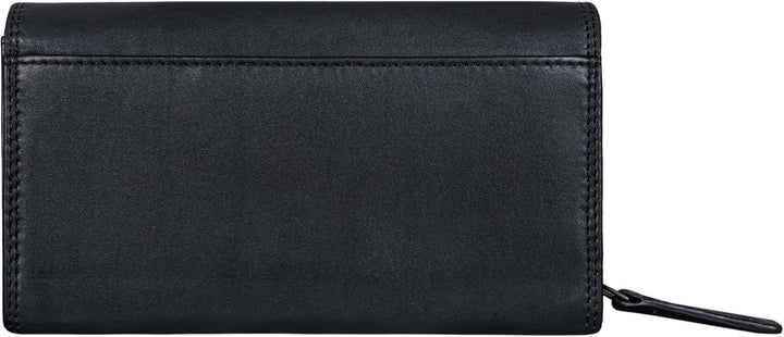 STILORD 'Ellen' Leder Geldbörse Damen RFID und NFC Schutz in stilsicherer Geschenkbox Grosses Portem
