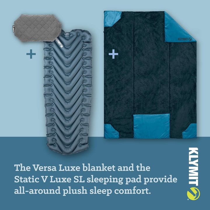 Klymit Luxe Kissen, Grau, 1 Stück (1 Stück)