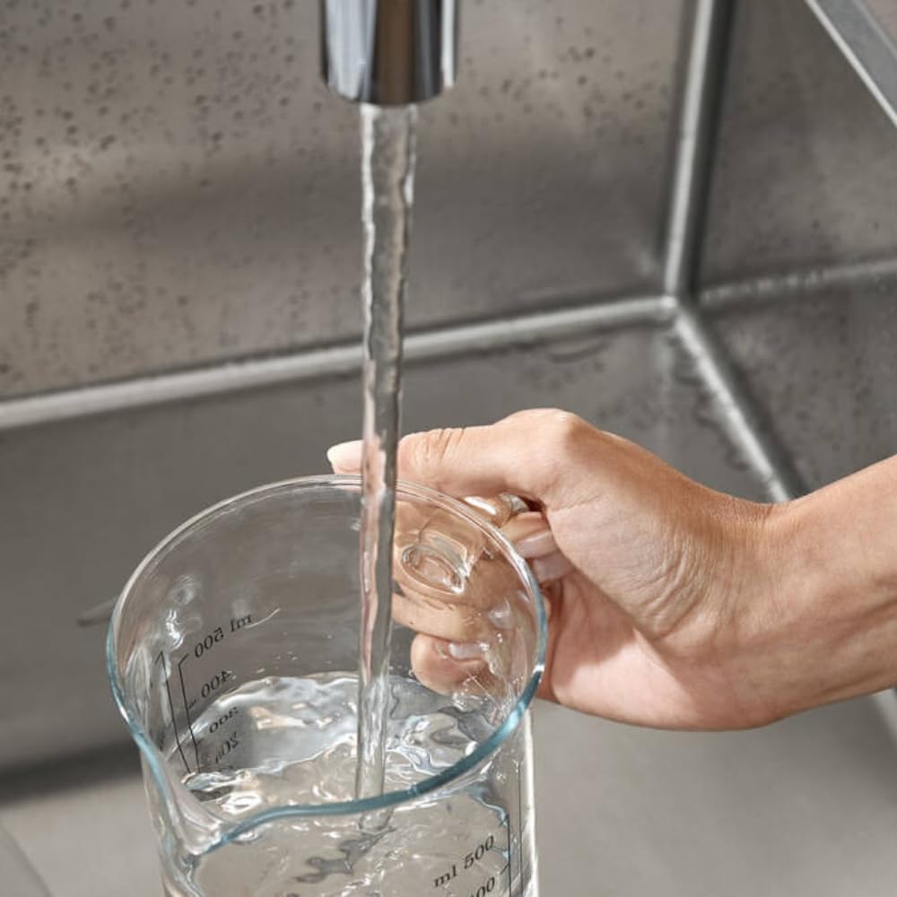 hansgrohe Metris Select Einhebel-Küchenarmatur (Komfort-Höhe 240 mm, Ausziehauslauf) Chrom ohne Schl