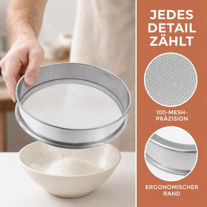 SHINEOFI 100 Mesh Stainless Steel Sieve for Ceramic Glaze &amp; Paint Filter