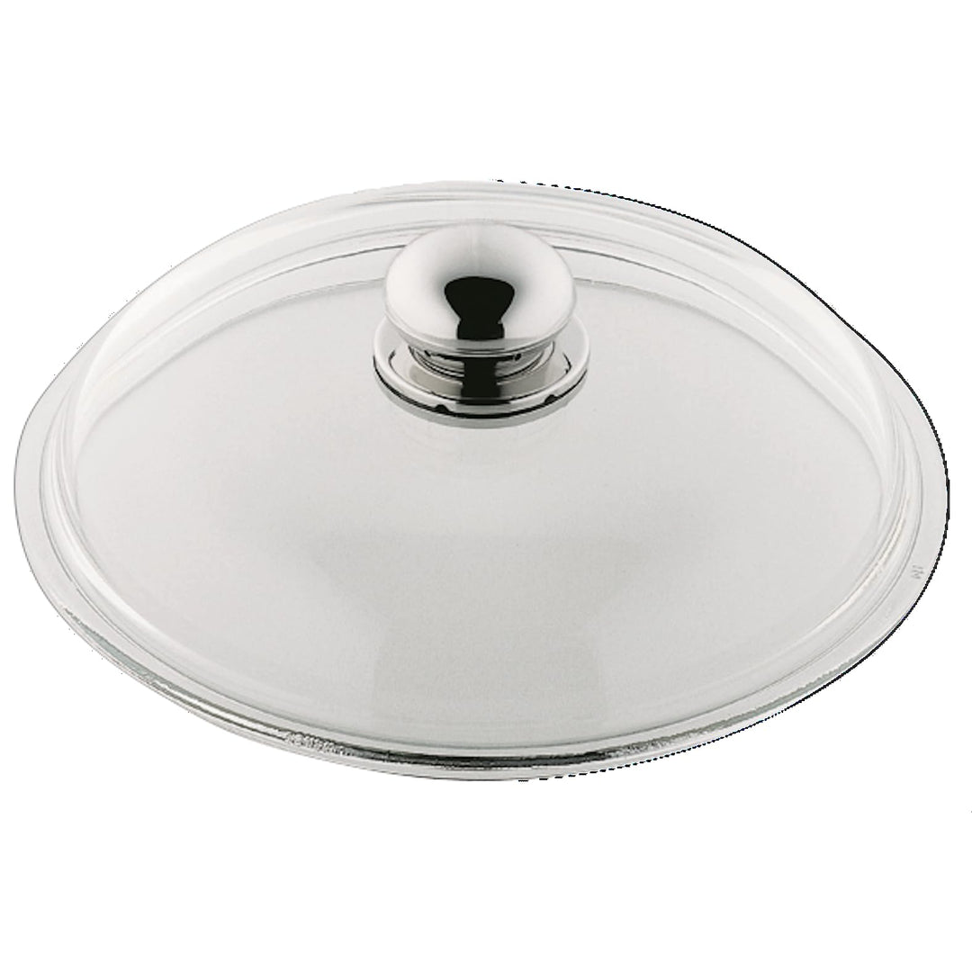 Silit Pfannen- Topfdeckel 24 cm, Glasdeckel mit Metallknauf, Deckel für Töpfe & Pfannen, hitzebestän
