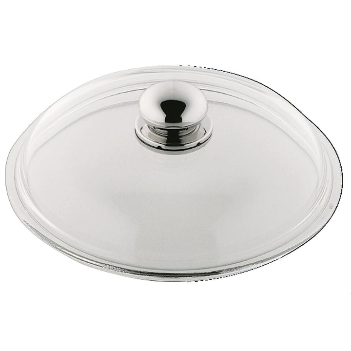 Silit Pfannen- Topfdeckel 24 cm, Glasdeckel mit Metallknauf, Deckel für Töpfe & Pfannen, hitzebestän