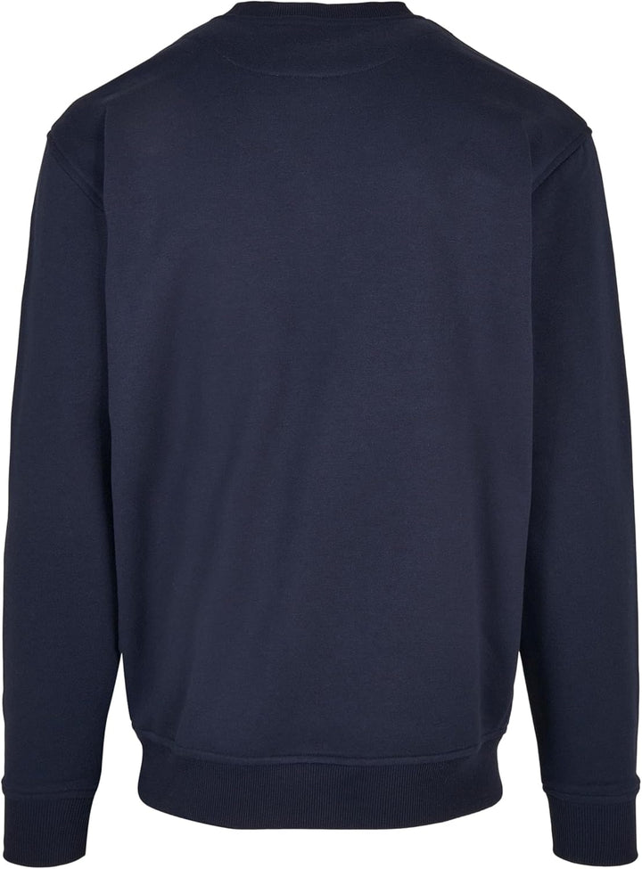 Urban Classics Herren Basic Pullover Crewneck Sweatshirt, verfügbar in 6 Farben, einfarbig, mit Rund