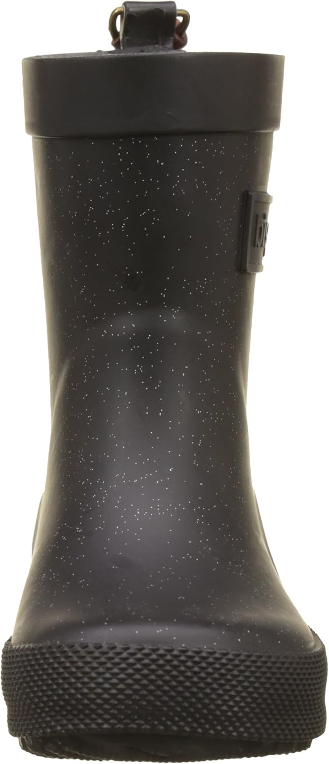 Bisgaard Jungen Unisex Kinder Flower Gummistiefel 20 EU Schwarz 03 Glitter Black, 20 EU Schwarz 03 G