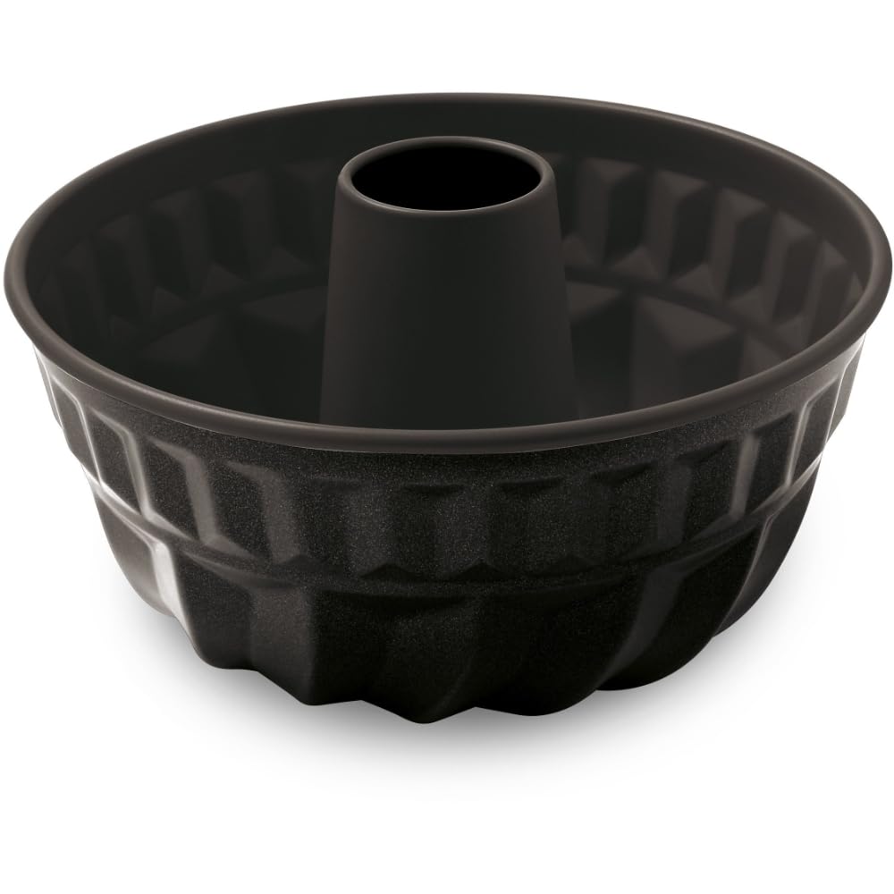 Guardini Gardenia, Puddingform mit Kegel 23 cm, Stahl mit Antihaftbeschichtung, Farbe Schwarz Modern