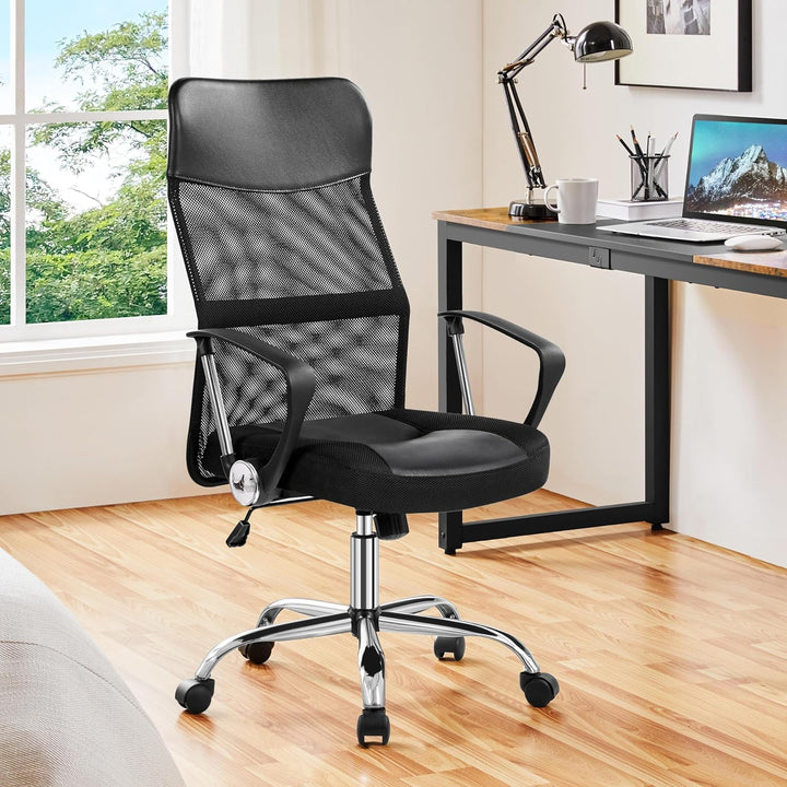 Yaheetech Bürostuhl, ergonomischer Schreibtischstuhl, Computerstuhl, 360° Drehstuhl, chefsessel mit