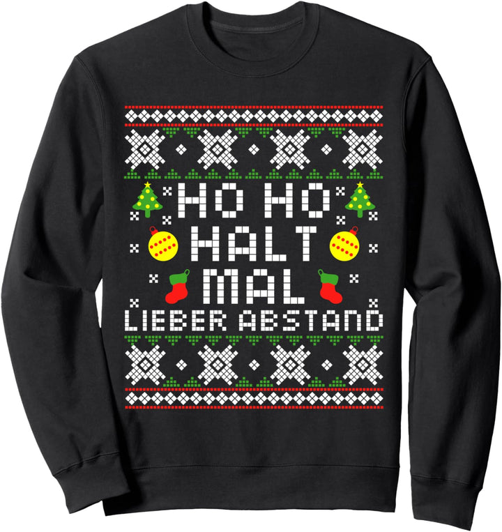 Ugly Christmas Sweater Weihnachten 2020 Regeln Abstand Sweatshirt