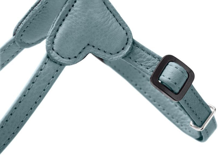 Hunter Hundegeschirr SOHO MINI, Farbe: hellblau, Rindsleder, weich & geschmeidig, fellschonend, leic