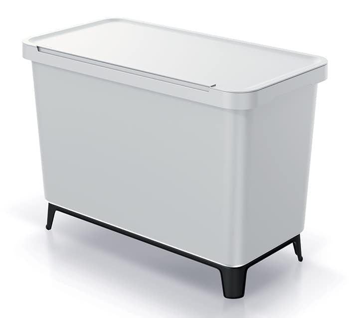 BirnePower Mülleimer 3er Set 3x 10L Müllbehälter Abfalleimer 30L Mülltrennsystem Müllsammler Set Ein