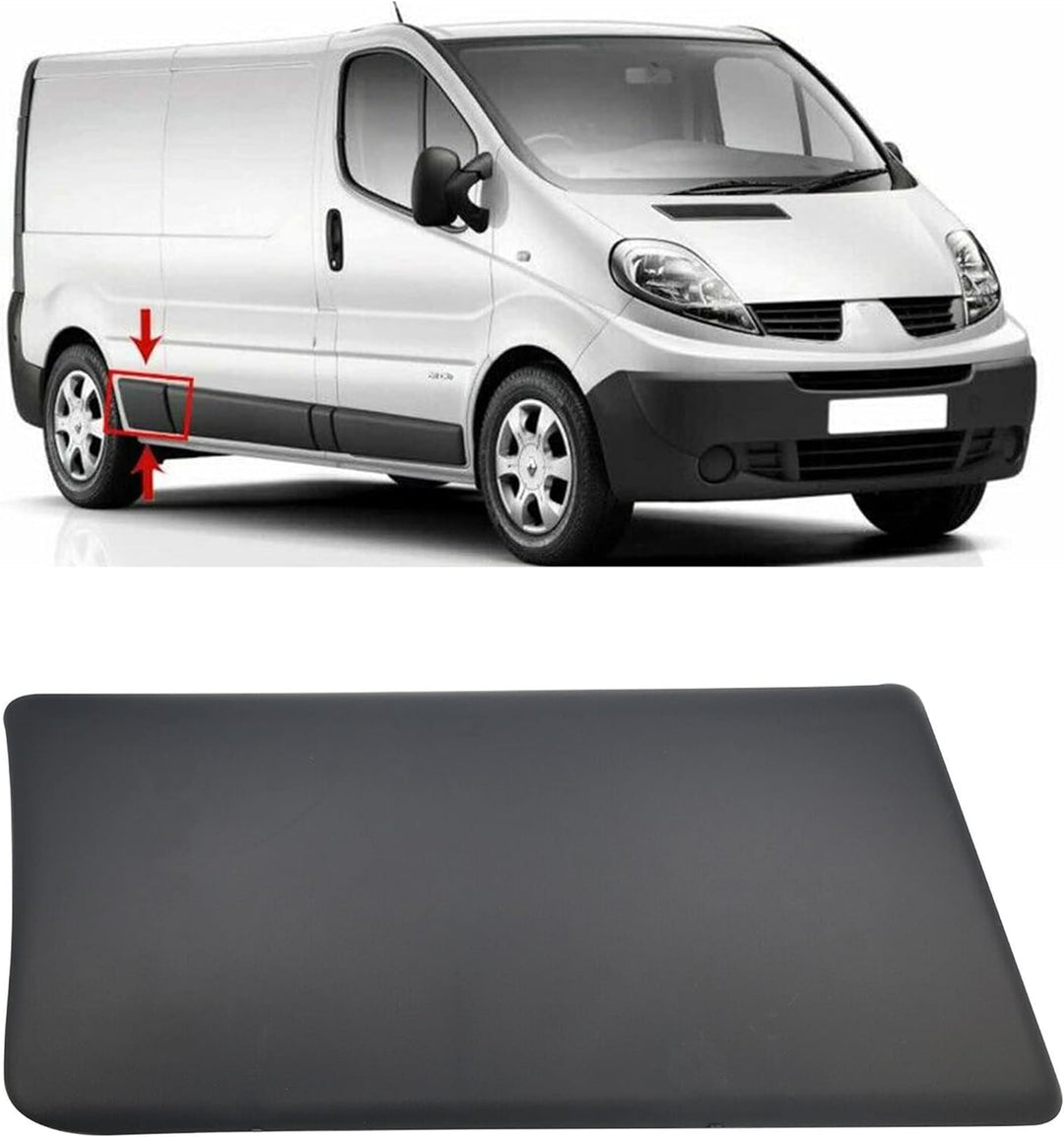 MKAREPART Seitentür Komplette Zierleiste Schutzleiste Set Rechts Kompatibel mit Vivaro Trafic MK2 Pr