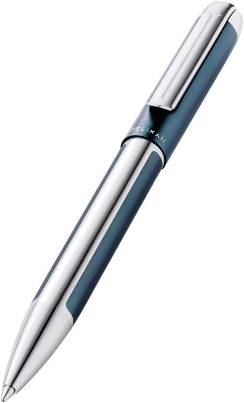 Pelikan 817400 Kugelschreiber Pura, Petrol, 1 Stück inklusive Grossraummine vom Typ Pelikan 337 Petr