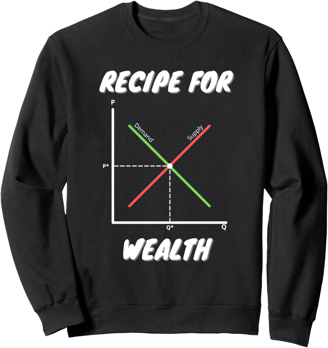 Freie Märkte - Rezept für Wohlstand - Pro Kapitalismus Sweatshirt
