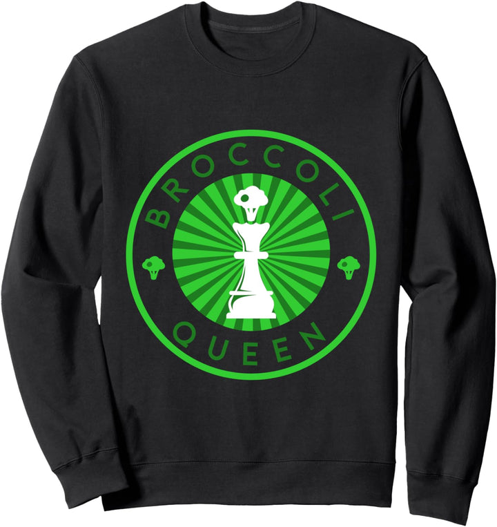 Brokkoli Königin Gemüse Veganerin Vegetarierin Vegetarisch Sweatshirt