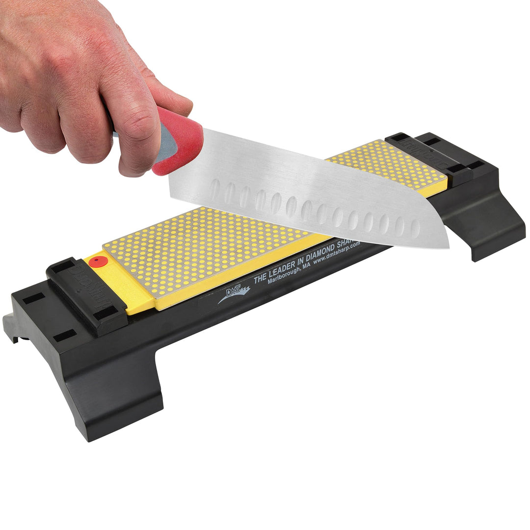 DMT DuoSharp® Diamant Schleifstein 8" mit Basis Grob/Fein | Doppelseitiger Messerschärfer in Profiqu