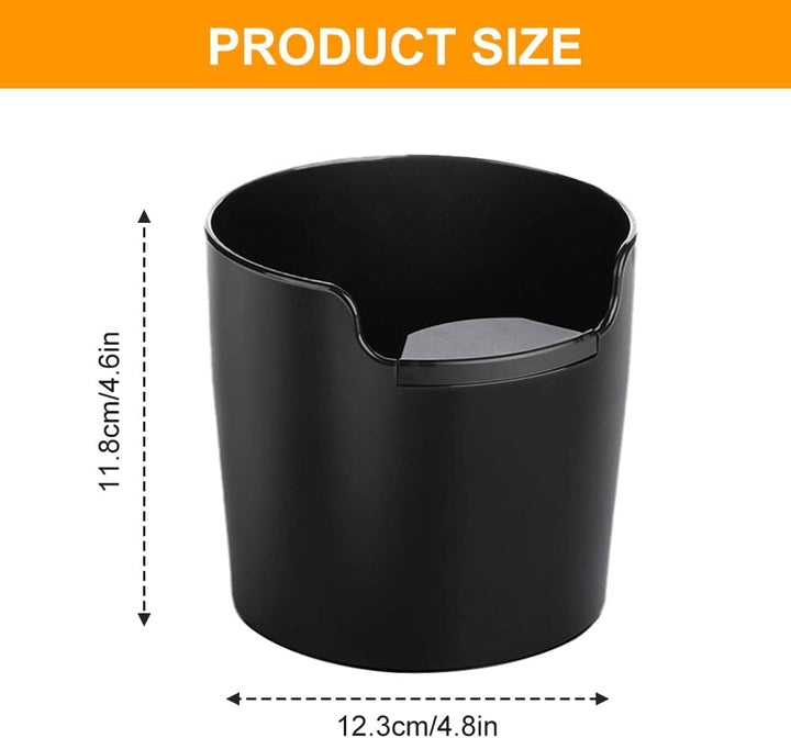 Abklopfbehälter für Siebträger, Espresso-Knockbox Abklopfbehälter Knock Box für Kaffeesatz, Kaffee K