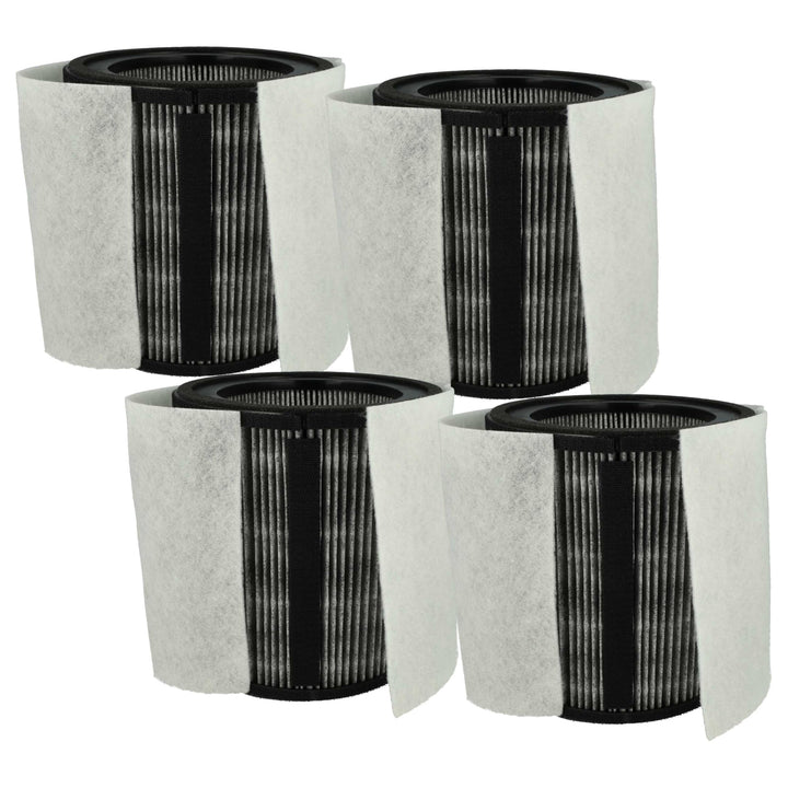 vhbw 4x HEPA Filter H12 kompatibel mit Leifheit/Soehnle Airfresh Clean Connect 500 Luftreiniger - Er