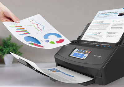 ScanSnap iX1500 Dokumentenscanner schwarz - Desktop A4 doppelseitig mit WLAN, Touchscreen, USB 3.1 (