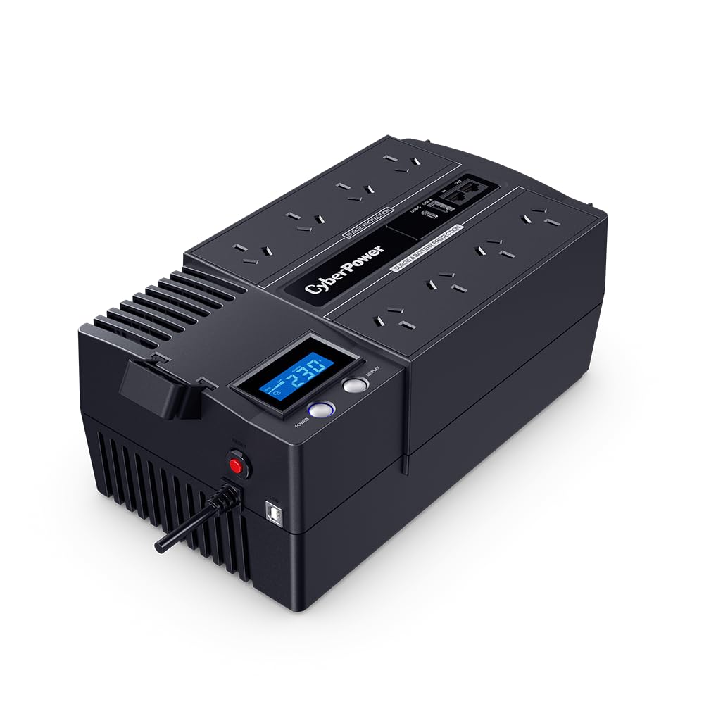CyberPower br1000elcd Line 1000 Va Black Uninterruptible Power Supply (UPS) – Uninterruptible Power