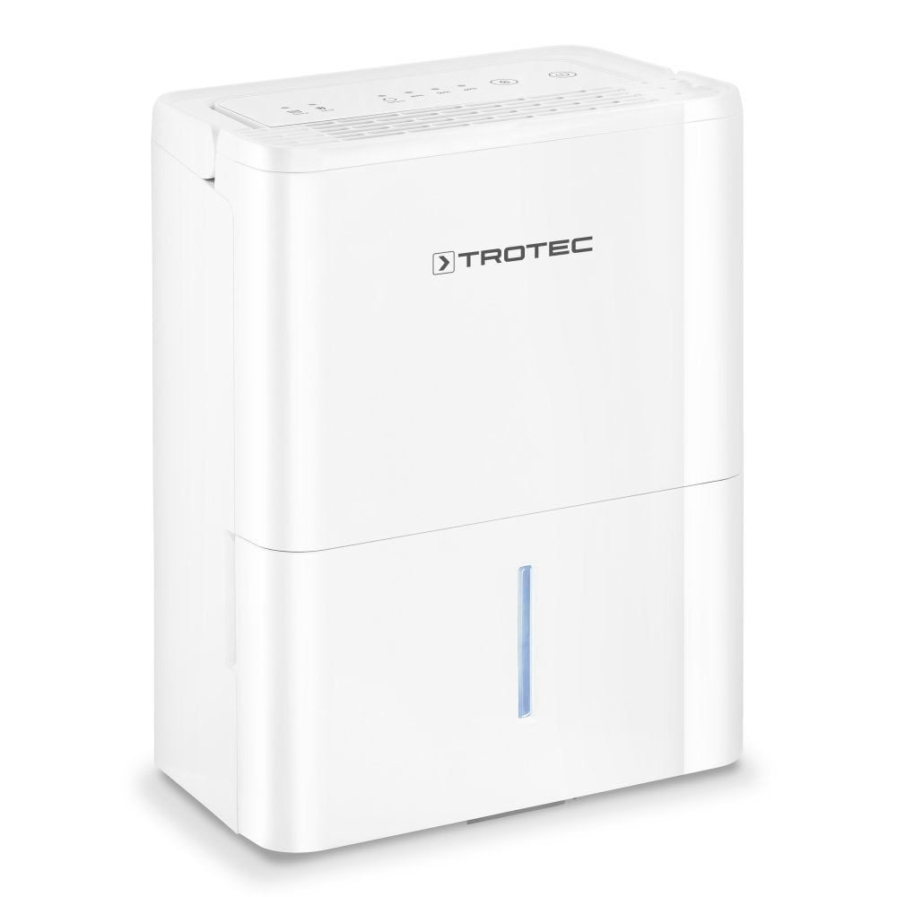 TROTEC Luftentfeuchter elektrisch TTK 32 E – Leistung 14 L/Tag – Fläche 15 m² / 37 m³ – mit Autoabsc