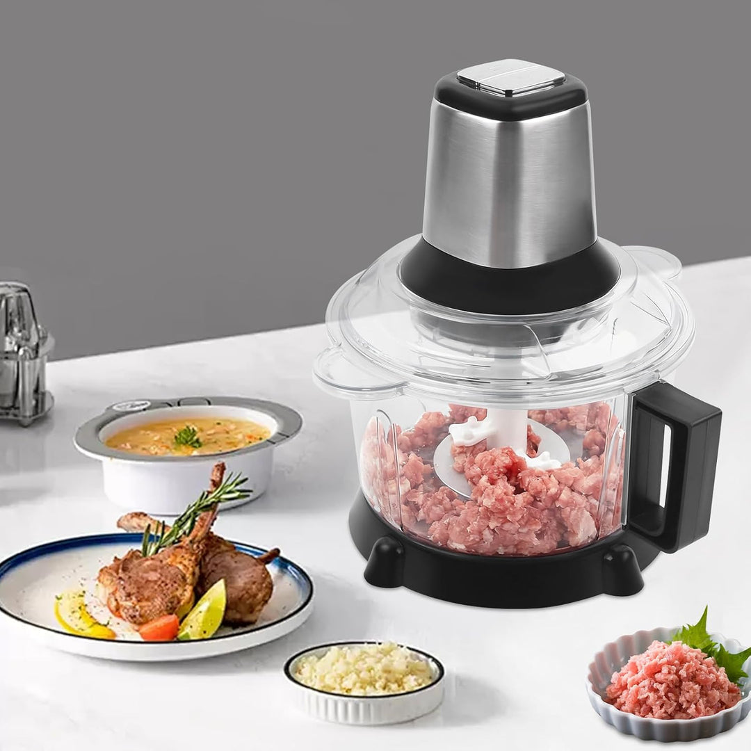 Elektrischer Küchenhacker 220V 5L Multizerkleinerer, Food Processor mit 5L Edelstahlbehälter und 4 s