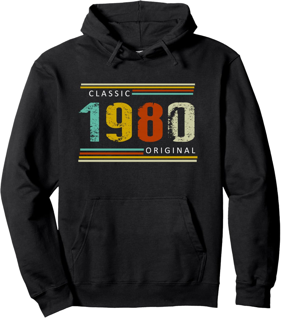 Geburtstag, Classic of 1980 Original, Retro 44 Jahre Pullover Hoodie