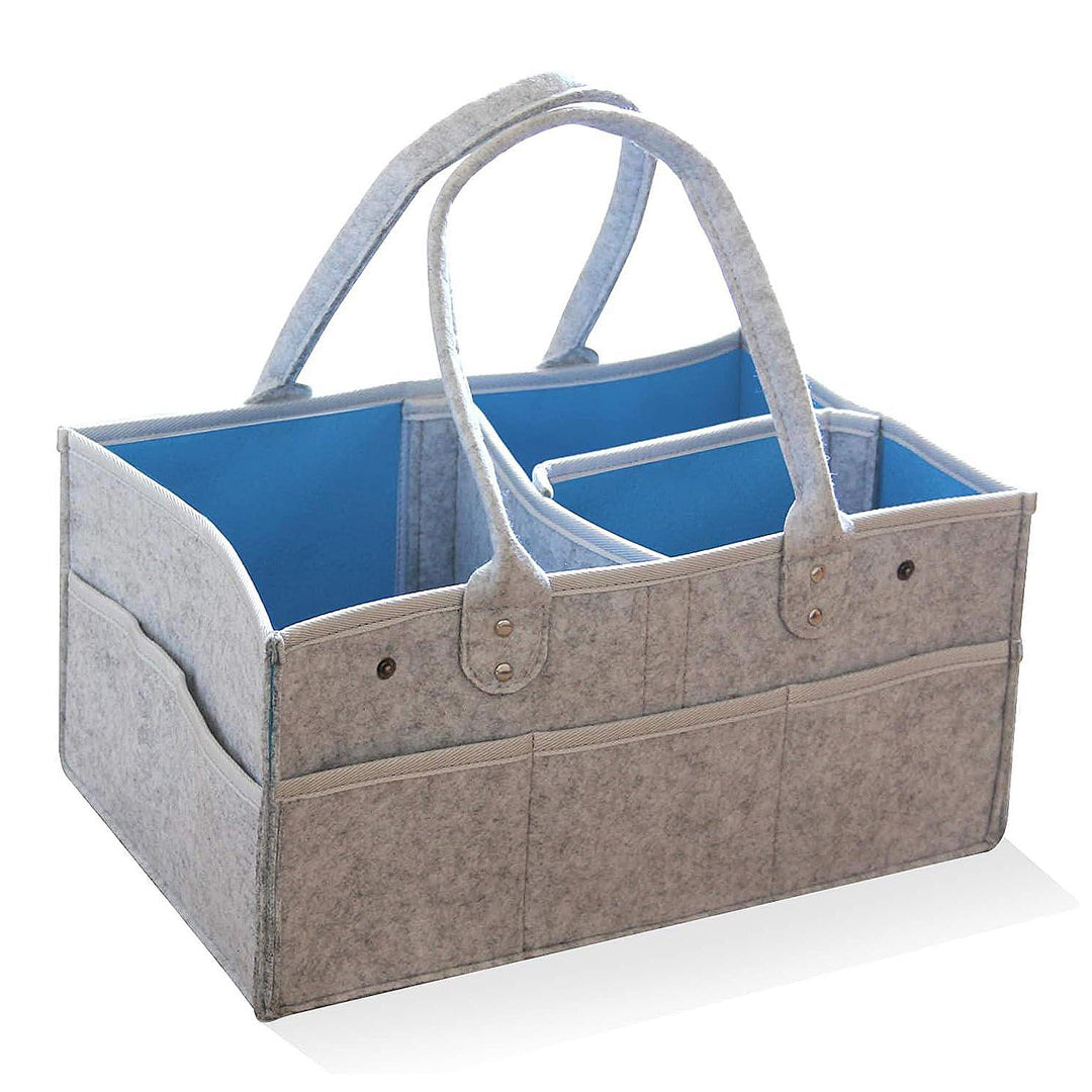 AEESRRU Baby Windel Caddy Organizer Korb tragbar Storage Bin gross Kindergarten Tasche mit Wechselba