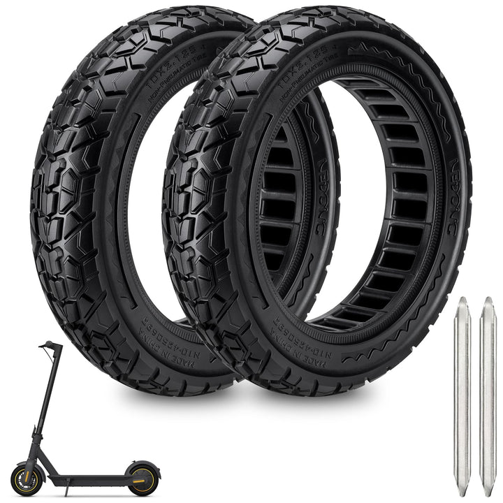 Xastro 2PCS 10X2.125 Reifen für Elektroroller 10x2.125 schlauchloser Reifen für Scooter 50/75-6.1 Sc