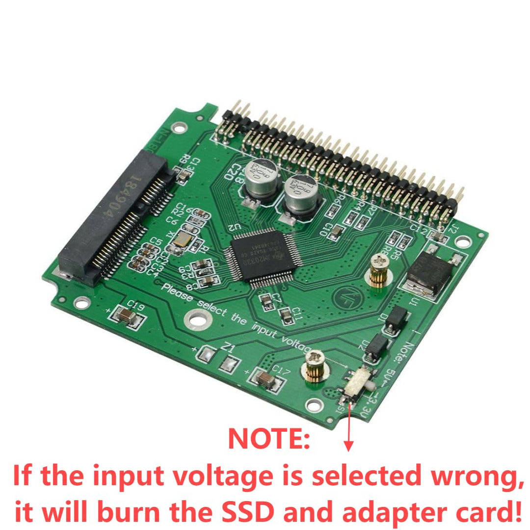 chenyang mSATA Mini SATA SSD auf IDE 44Pin 1,8 Zoll halbhohes Festplattengehäuse für Notebook Laptop