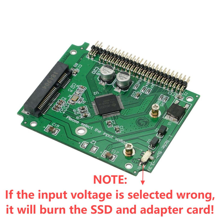 chenyang mSATA Mini SATA SSD auf IDE 44Pin 1,8 Zoll halbhohes Festplattengehäuse für Notebook Laptop