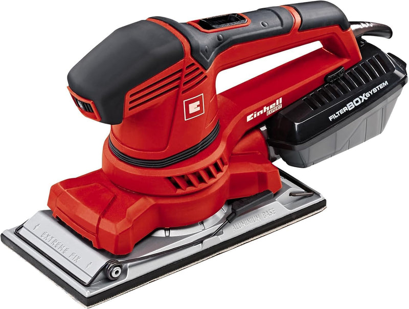 Einhell Schwingschleifer TE-OS 2520 E (250 W, 115x230 mm, Drehzahlanpassung, Absaugadapter, Klett-Sc