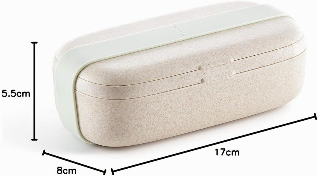 Lékué Lunchbox Individual to Go Organic, Beige, 500 ml Einzelzimmer Beige, Einzelzimmer Beige