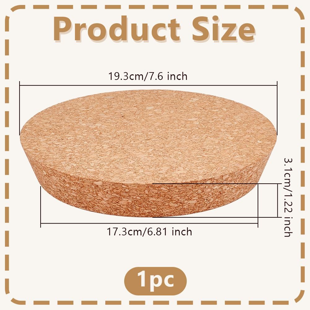OLYCRAFT Grosse Korken 17.3~19.3cm Flaschenverschlüsse Aus Kork Konische Korken Korkdeckel Für Einma