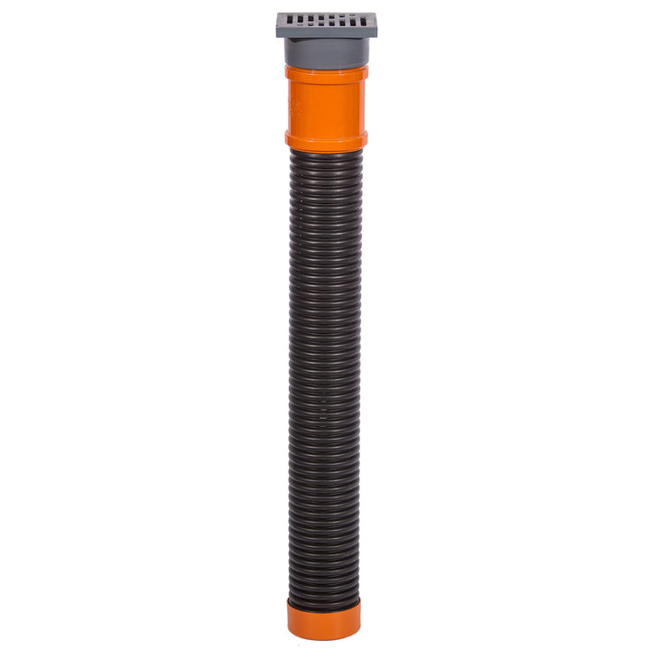 Sickerschacht Regenwasser 110 mm x Länge 1m - Drainagerohr Hofablauf Bodenablauf 15 x 11 cm - Entwäs