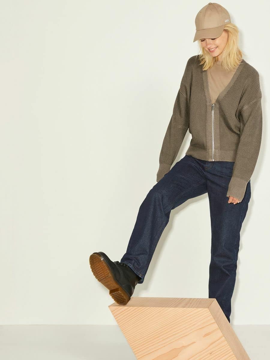 JACK &amp; JONES Female Strickpullover mit Reissverschluss JXELIZA Strickpullover mit Reissverschluss M
