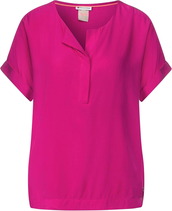 Street One Damen Kurzarmbluse 36 Nu Pink, 36 Nu Pink